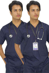 UNISEX GERMAN SCRUB SUIT (COMBO OF 2 SCRUB SETS)