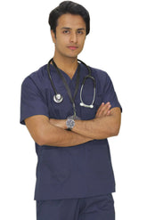 PROFESSIONAL UNISEX GERMAN SCRUB SUIT / OVERLAP V-NECK GERMAN SCRUB SUIT