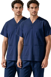 UNISEX BRITISH SCRUB SUIT (COMBO OF 2 SCRUB SETS)