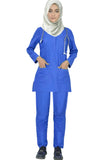 PROFESSIONAL FEMALE SOFIA SCRUB SUIT / SHORT LENGTH SLEEK SOFIA SCRUB SUIT