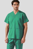 UNISEX BRITISH SCRUB TOP / V-NECK MEDICAL SCRUB TOP