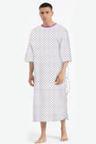 UNISEX STAR PINK PRINTED PATIENT GOWN STYLE BORAS