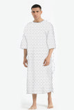UNISEX DIAMOND BLUE PRINTED PATIENT GOWN STYLE BORAS