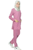 PROFESSIONAL FEMALE SOFIA SCRUB SUIT / SHORT LENGTH SLEEK SOFIA SCRUB SUIT