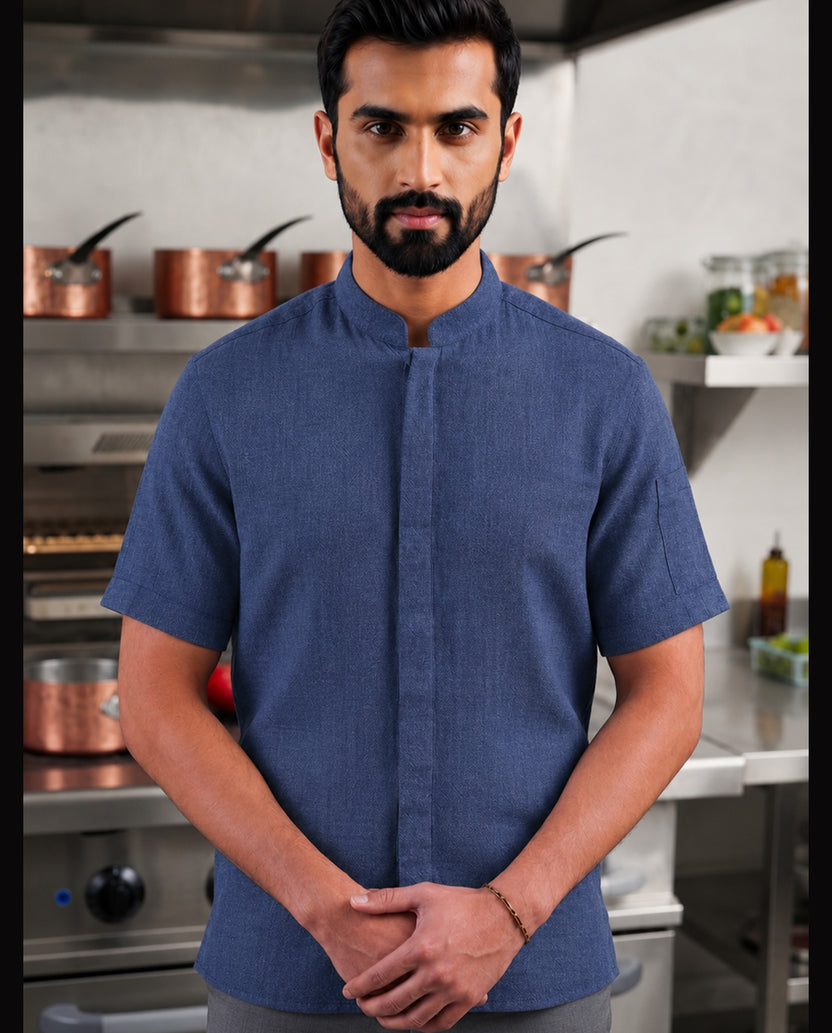 CHEF'S COOL KITCHEN SHIRT – 100% COTTON MUSLIN WEAVE