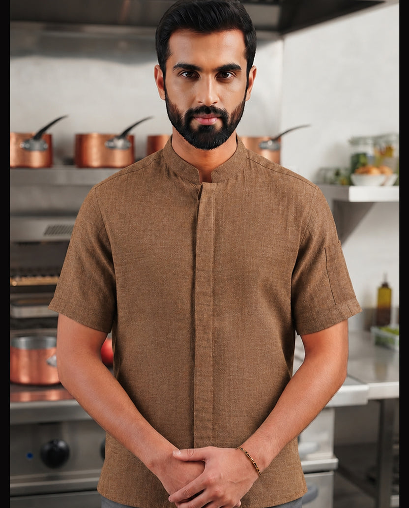 CHEF'S COOL KITCHEN SHIRT – 100% COTTON MUSLIN WEAVE