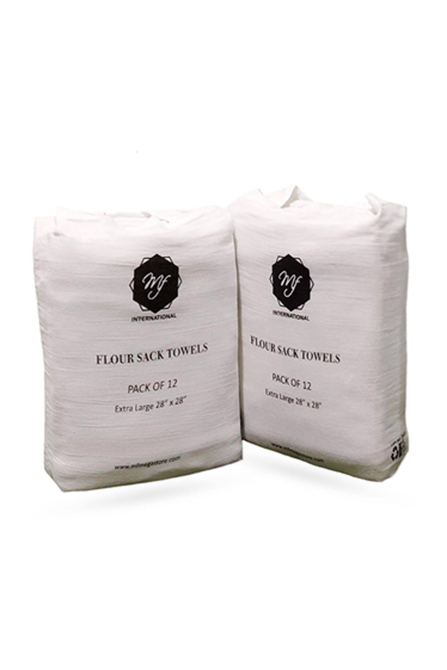 PROFESSIONAL WHITE FLOUR RING-SPUN COTTON SACK TOWEL