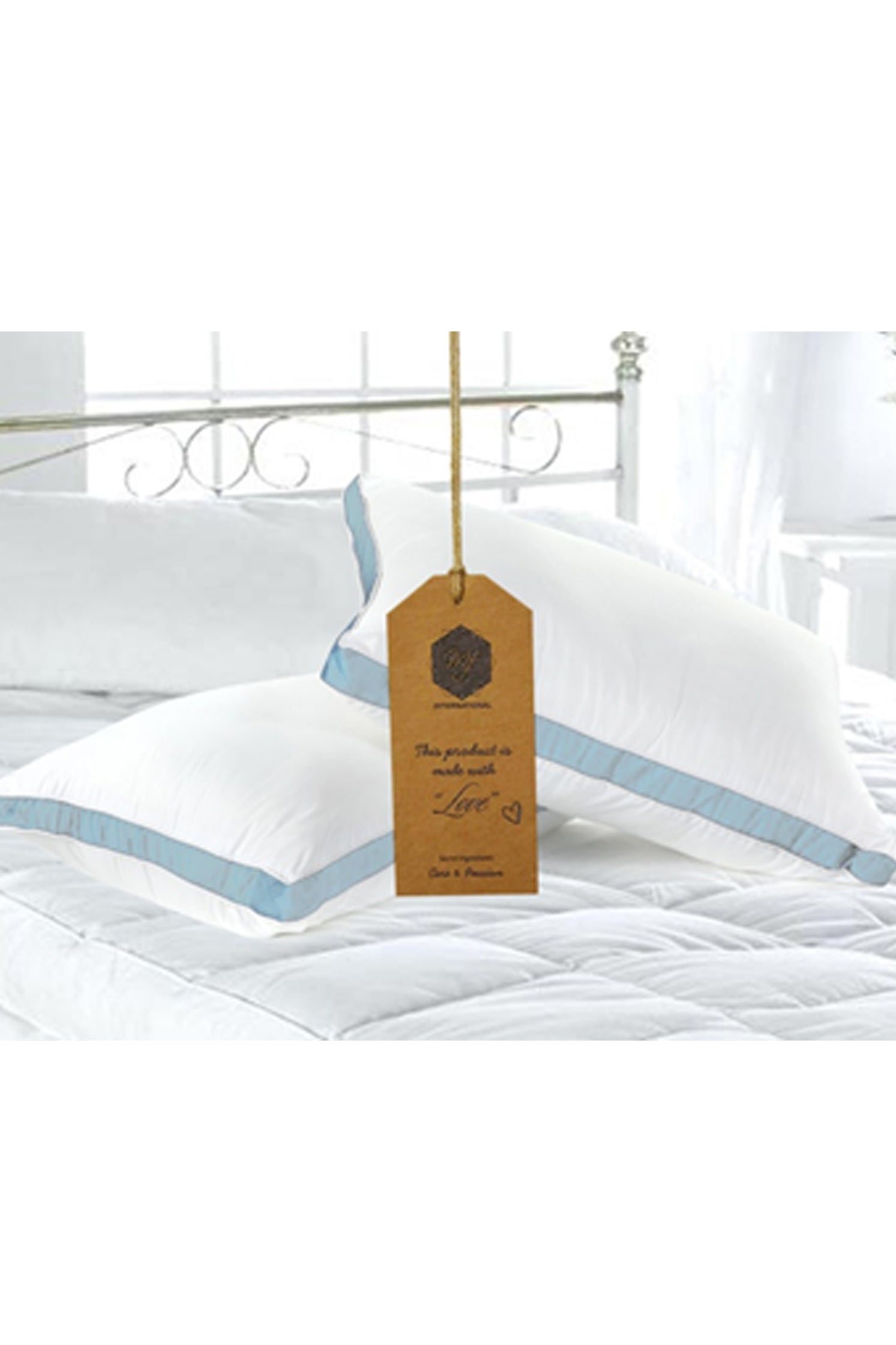 PREMIUM PROFESSIONAL GEL DOWN GUSSET PILLOW ( PACK OF 2)