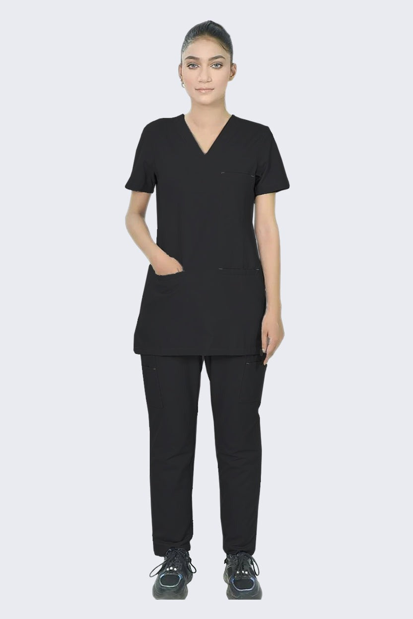 PROFESSIONAL UNISEX MILANO SCRUB SUIT / FUNCTIONAL V-NECKLINE MILANO SCRUB SUIT
