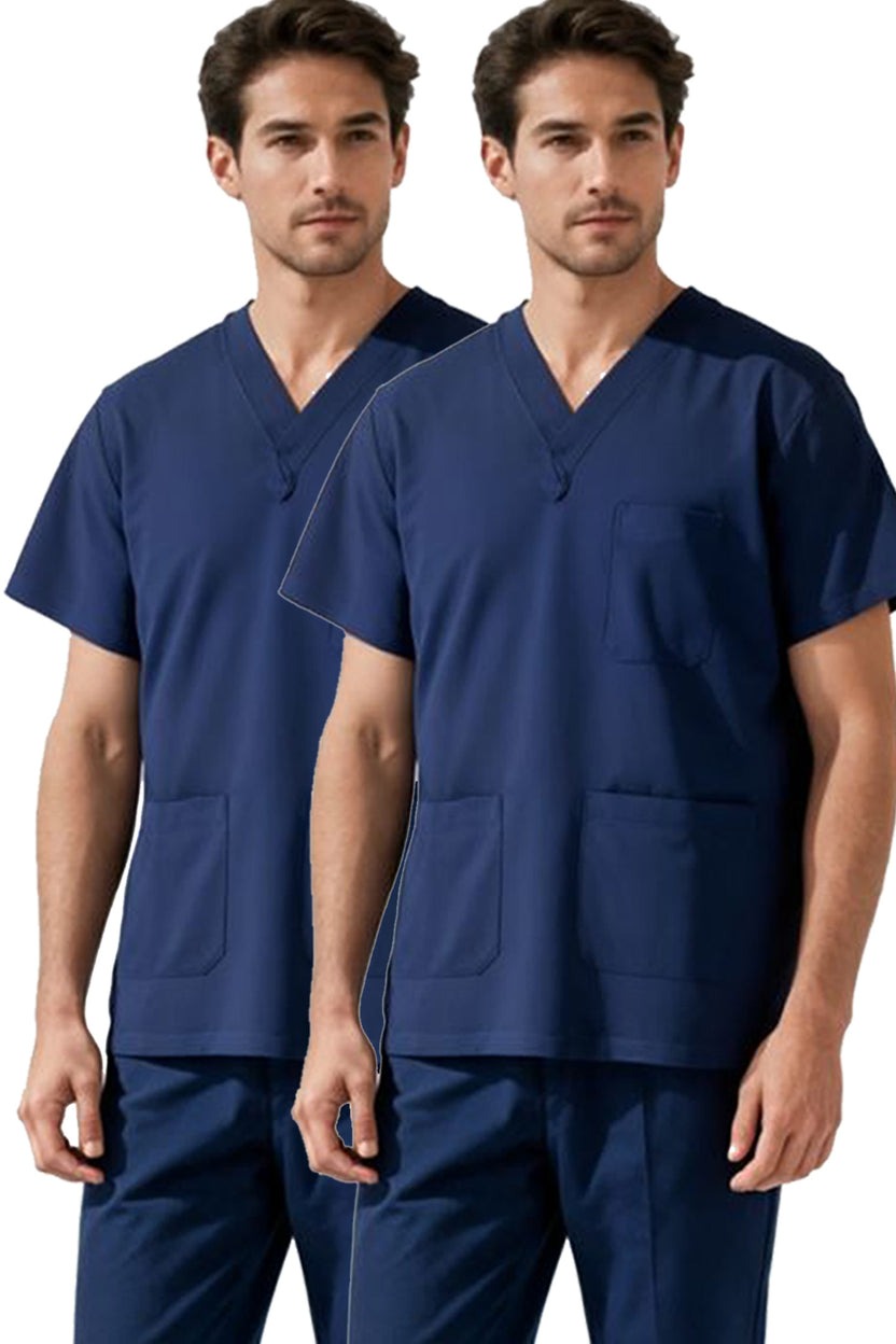 UNISEX BRITISH SCRUB SUIT (COMBO OF 2 SCRUB SETS)