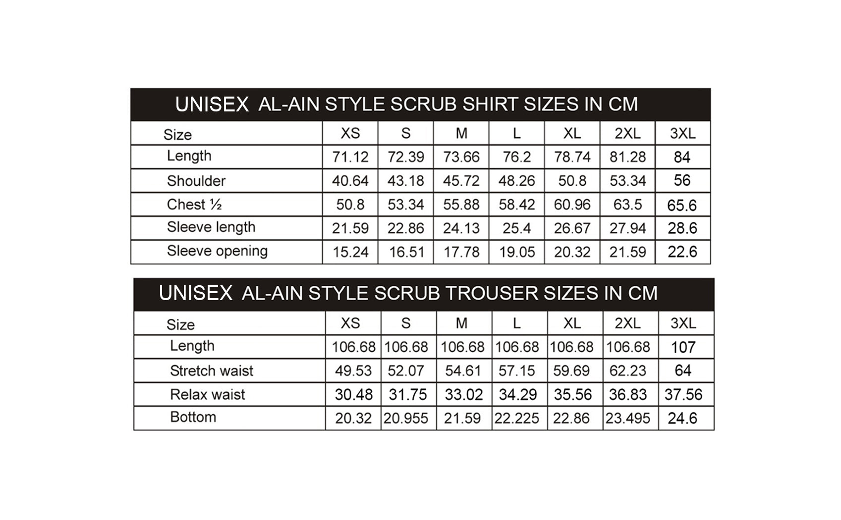 PROFESSIONAL Al-AIN SCRUB SUIT / V-NECK TWILL COTTON AL-AIN SCRUB SUIT (MADE IN UAE)