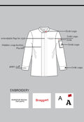 CUSTOMIZED CHEF JACKET DESIGN A WHITE