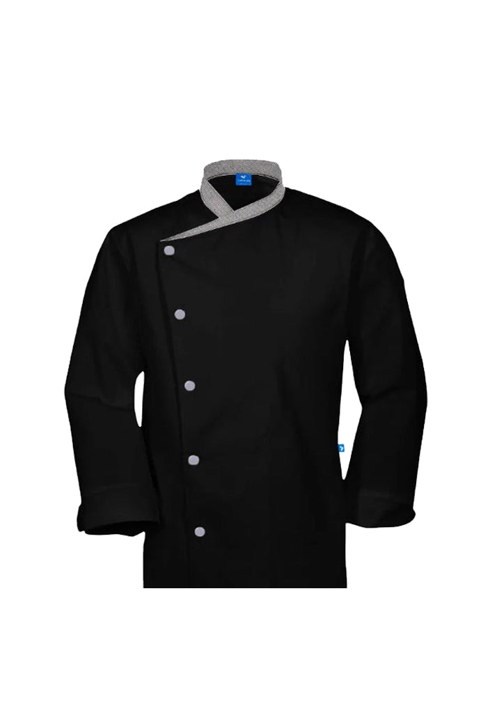 CUSTOMIZED CHEF JACKET DESIGN 2 BLACK