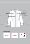 CUSTOMIZED CHEF JACKET DESIGN B WHITE