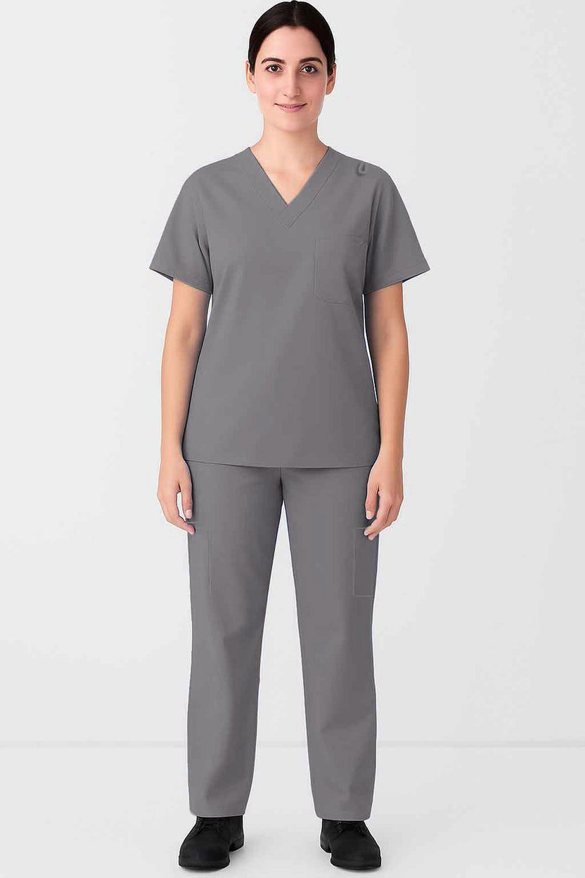 FEMALE ALEXANDRA SCRUB SUIT (COMBO OF 2 SCRUB SETS)