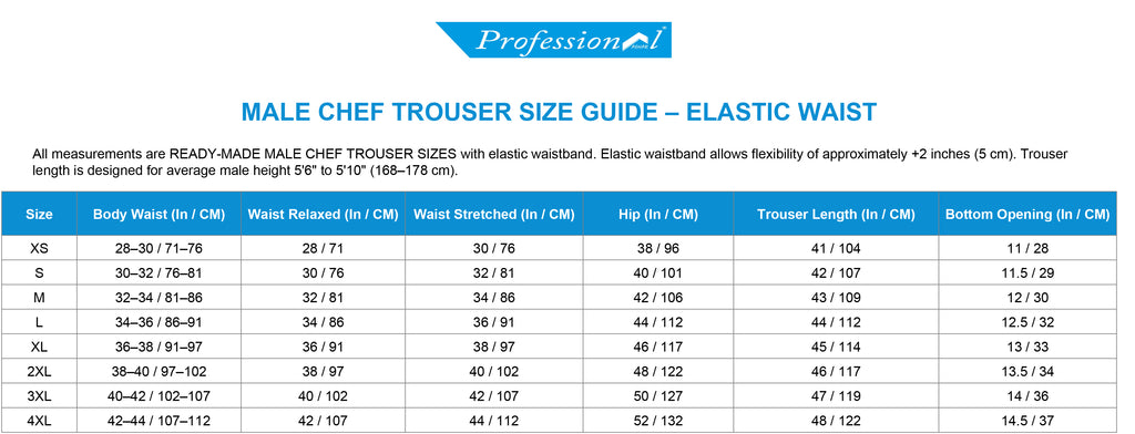 PROFESSIONAL CLASSIC CHECK PRAGUE CHEF TROUSER