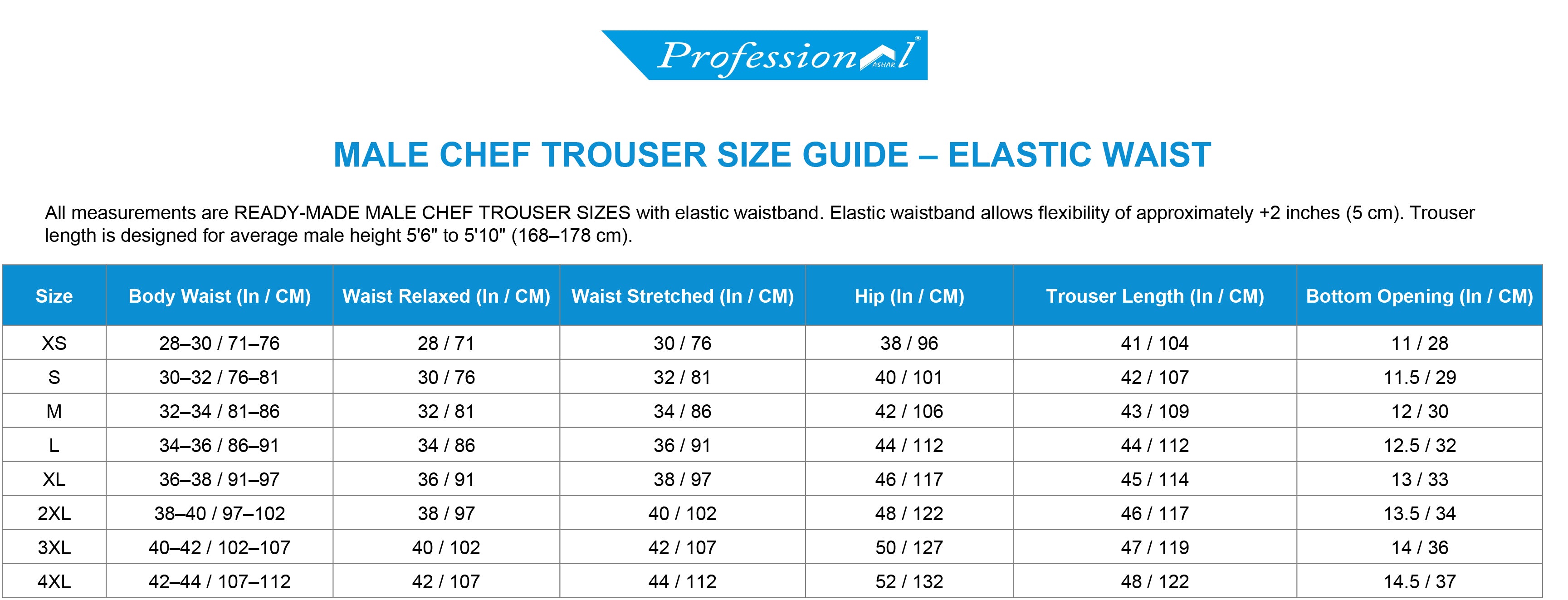 PROFESSIONAL CLASSIC CHECK PRAGUE CHEF TROUSER