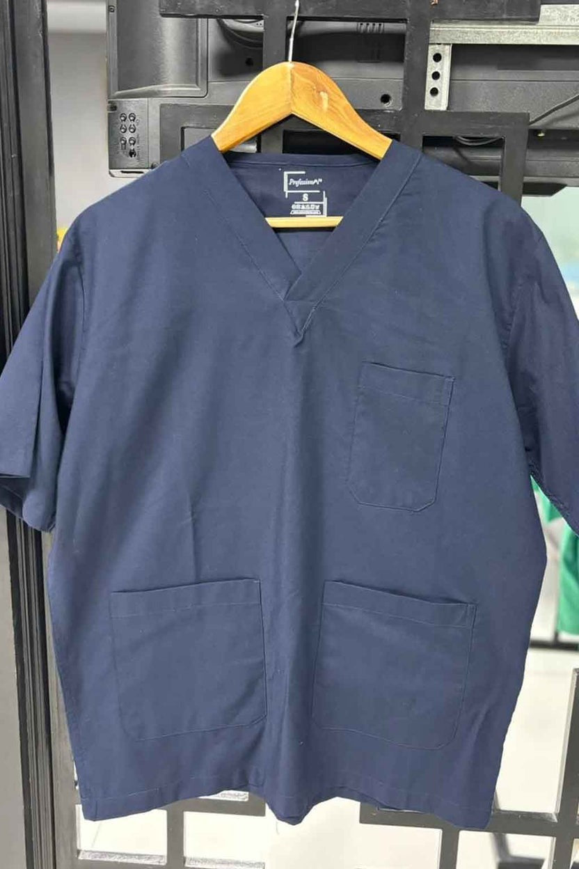 UNISEX BRITISH SCRUB SUIT / V-NECK MEDICAL SCRUB SUIT