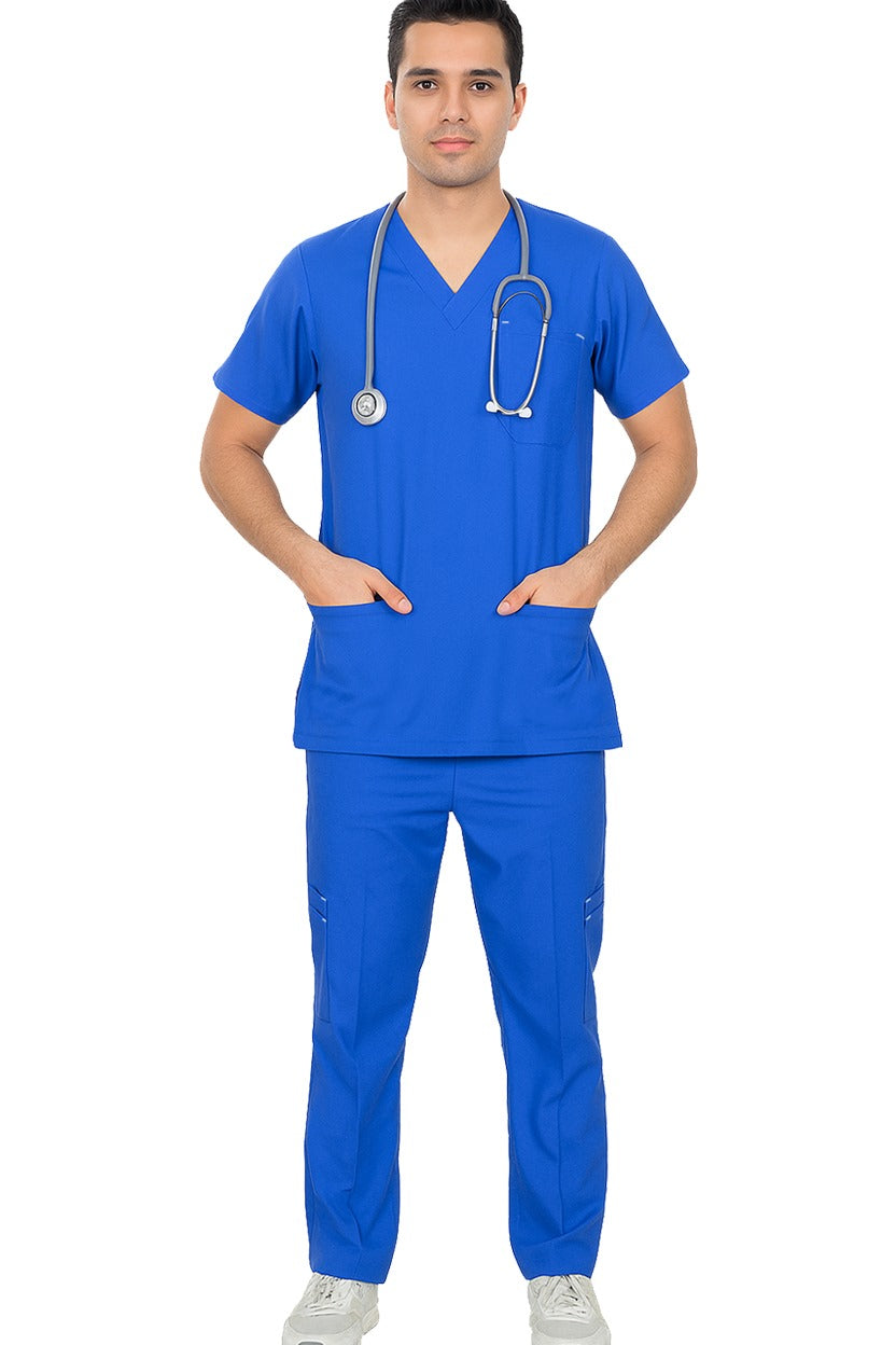 PROFESSIONAL UNISEX MILANO SCRUB SUIT / FUNCTIONAL V-NECKLINE MILANO SCRUB SUIT