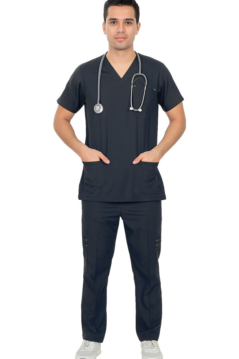 PROFESSIONAL UNISEX MILANO SCRUB SUIT / FUNCTIONAL V-NECKLINE MILANO SCRUB SUIT