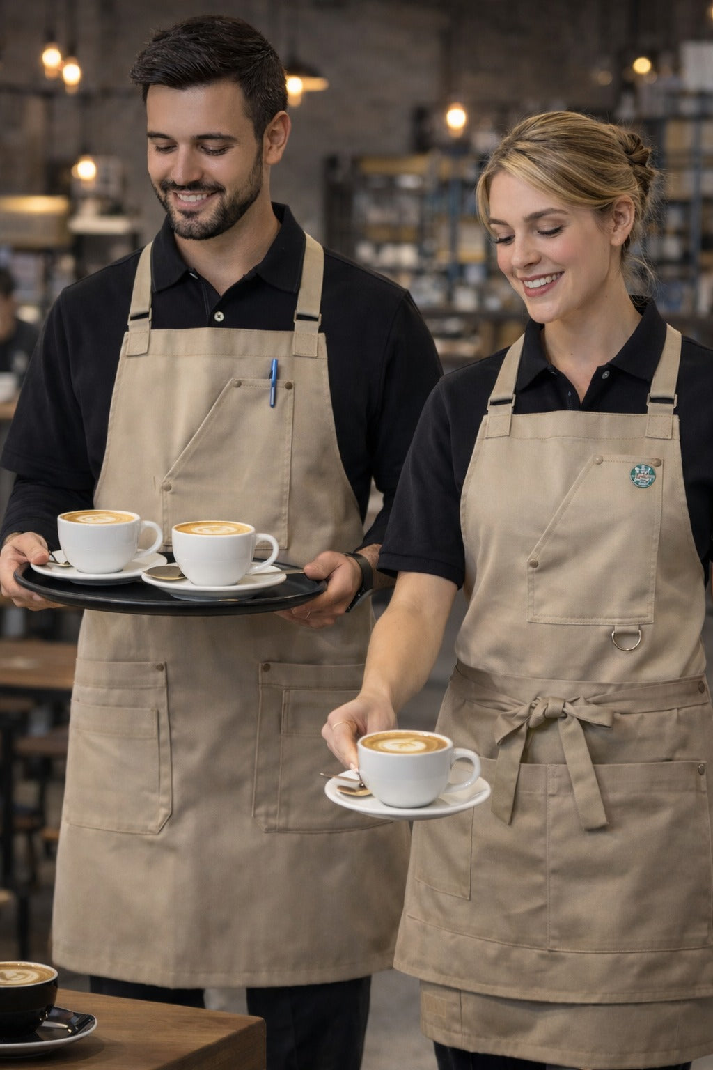 VIANNA CROSS BACK APRON