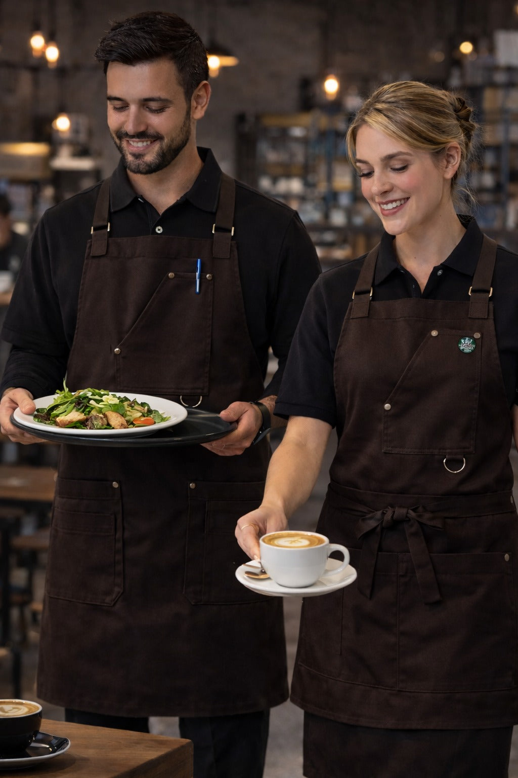 VIANNA CROSS BACK APRON