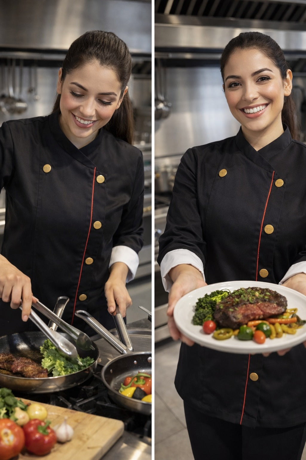 FEMALE JULIA PROFESSIONAL CHEF JACKET