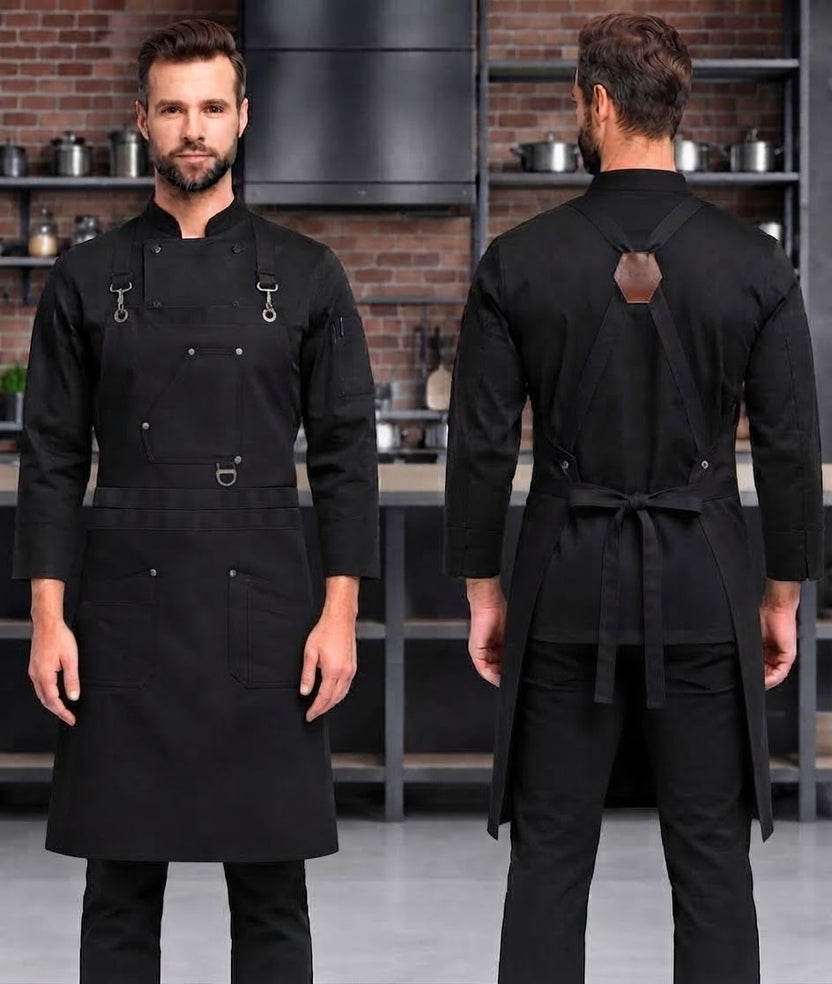 VIANNA CROSS BACK APRON