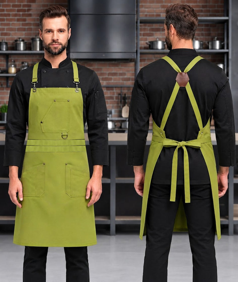 VIANNA CROSS BACK APRON