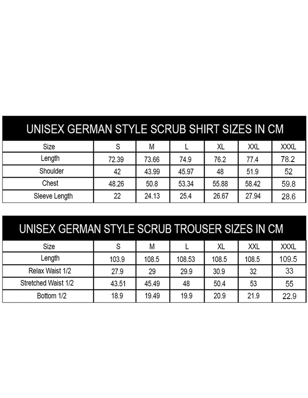 PROFESSIONAL UNISEX GERMAN SCRUB SUIT / OVERLAP V-NECK GERMAN SCRUB SUIT