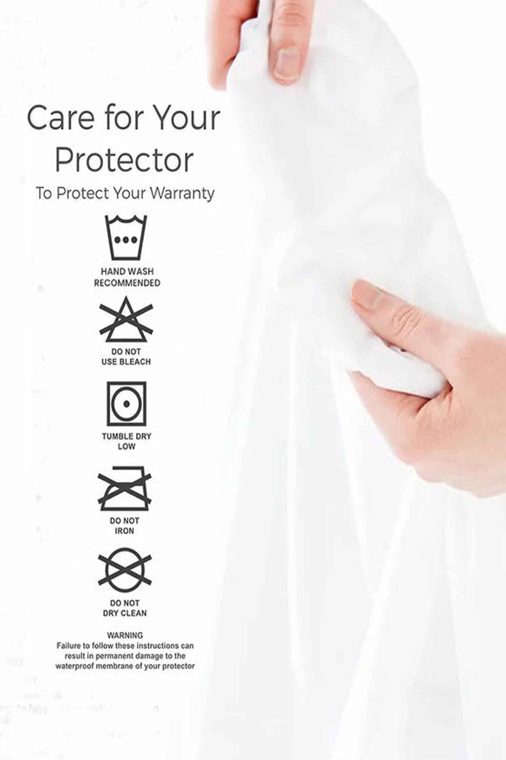 PROFESSIONAL WATERPROOF MATTRESS PROTECTOR- PREMIUM 4-LAYER PROTECTION