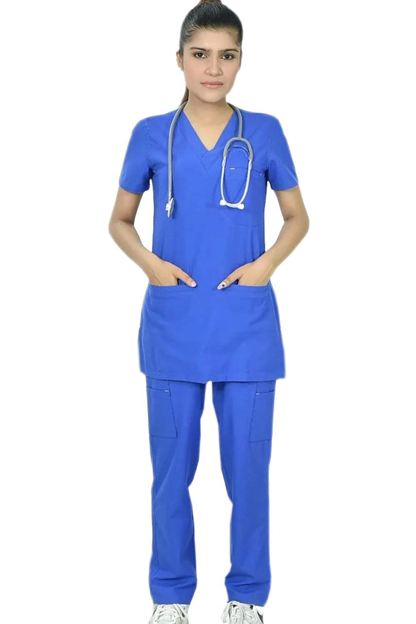 PROFESSIONAL UNISEX MILANO SCRUB SUIT / FUNCTIONAL V-NECKLINE MILANO SCRUB SUIT