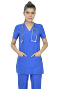 PROFESSIONAL UNISEX MILANO SCRUB SUIT / FUNCTIONAL V-NECKLINE MILANO SCRUB SUIT