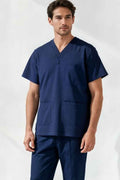 UNISEX BRITISH SCRUB TOP / V-NECK MEDICAL SCRUB TOP