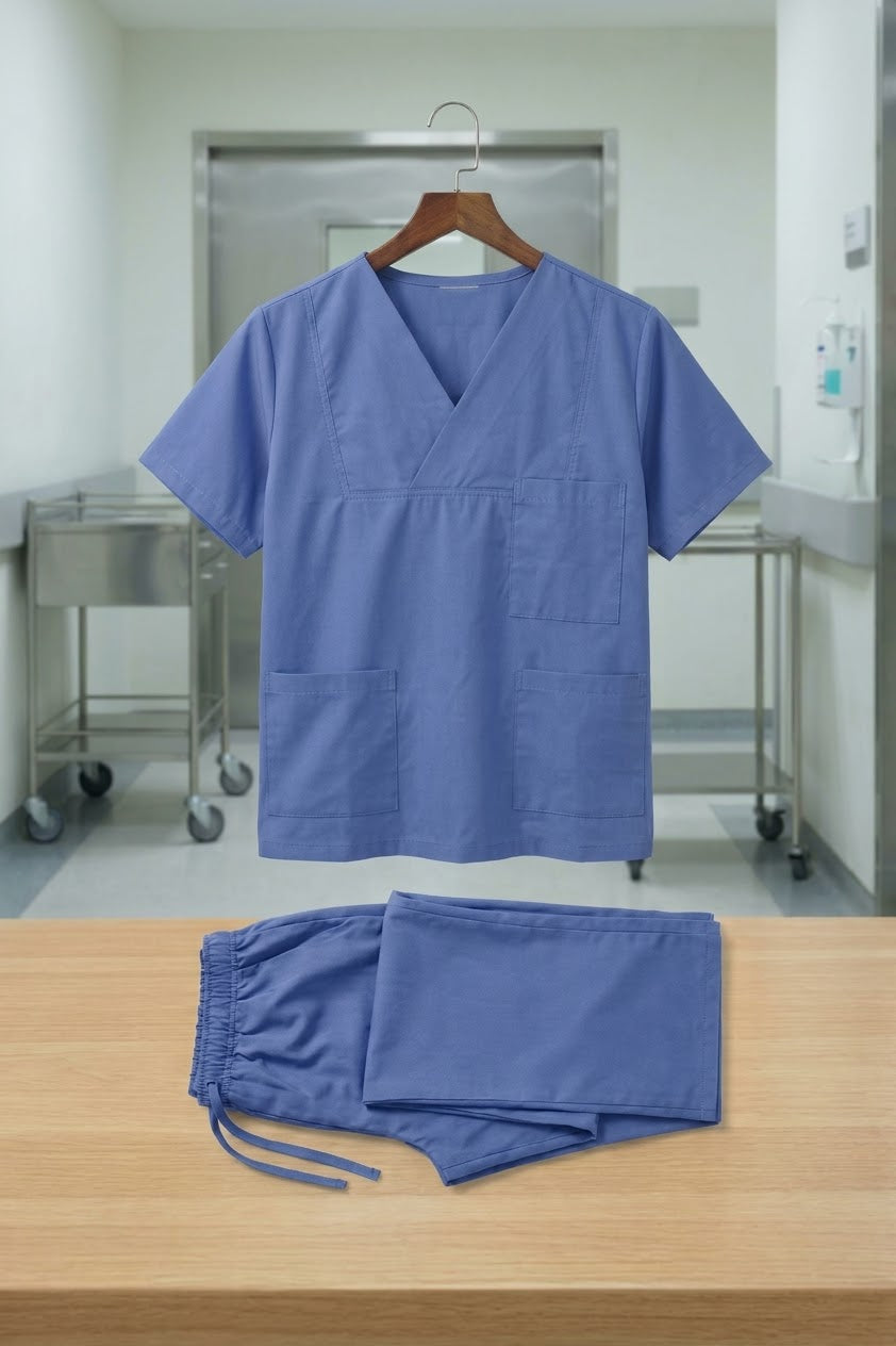 PROFESSIONAL UNISEX SWISS SCRUB SUIT / REVERSIBLE V-NECK SWISS SCRUB SUIT
