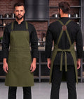 VIANNA CROSS BACK APRON