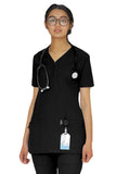 FEMALE ZIPPER ‘OSLO ‘’ SCRUB SUIT V NECK (Made in UAE)