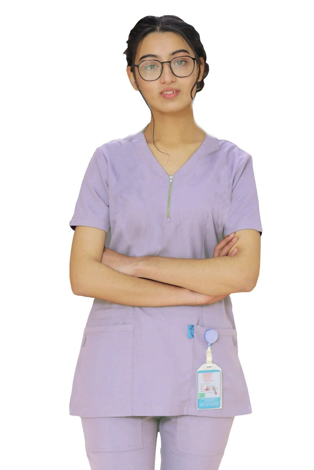 PROFESSIONAL FEMALE ZIPPER MAID SUIT