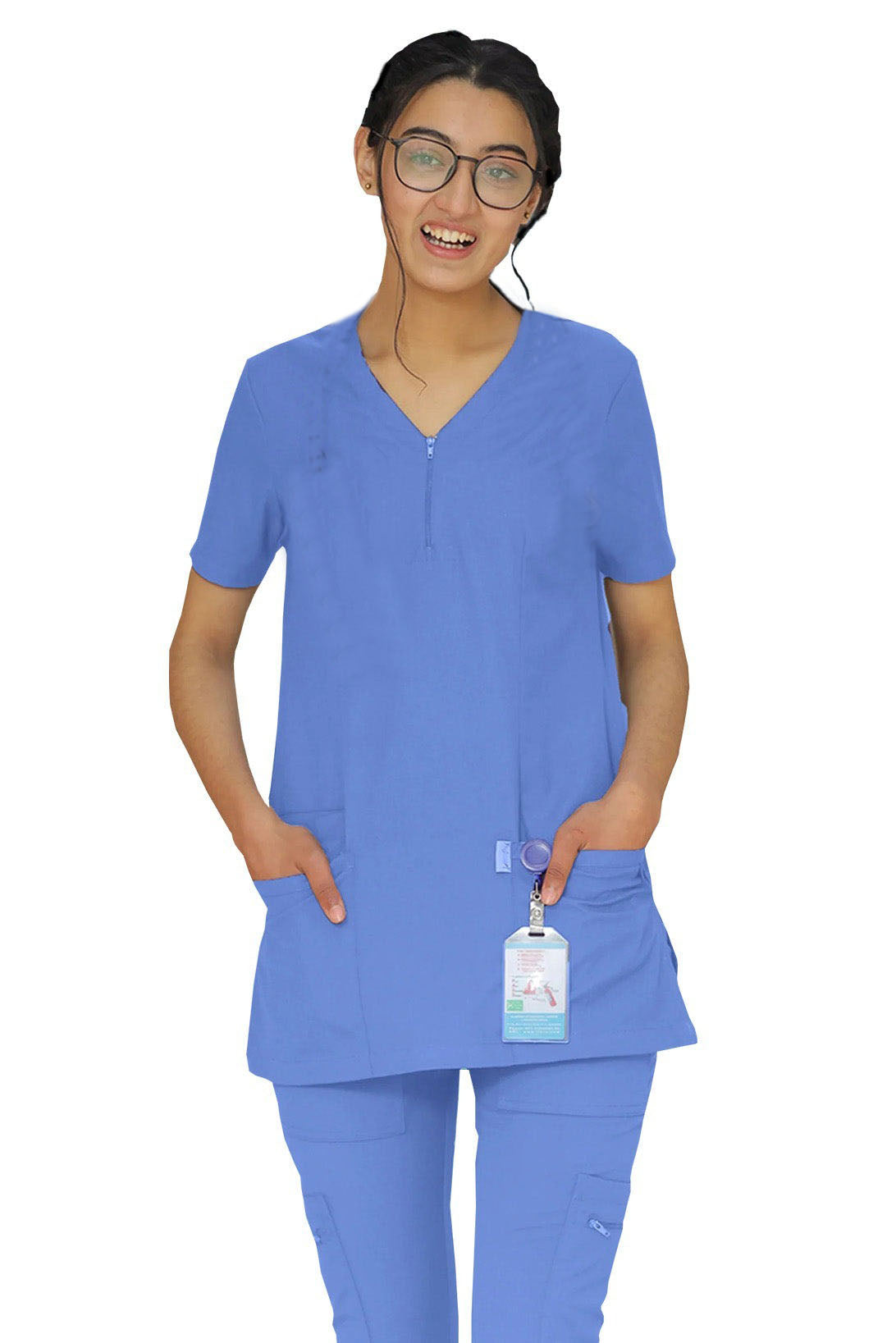 PROFESSIONAL FEMALE ZIPPER MAID SUIT