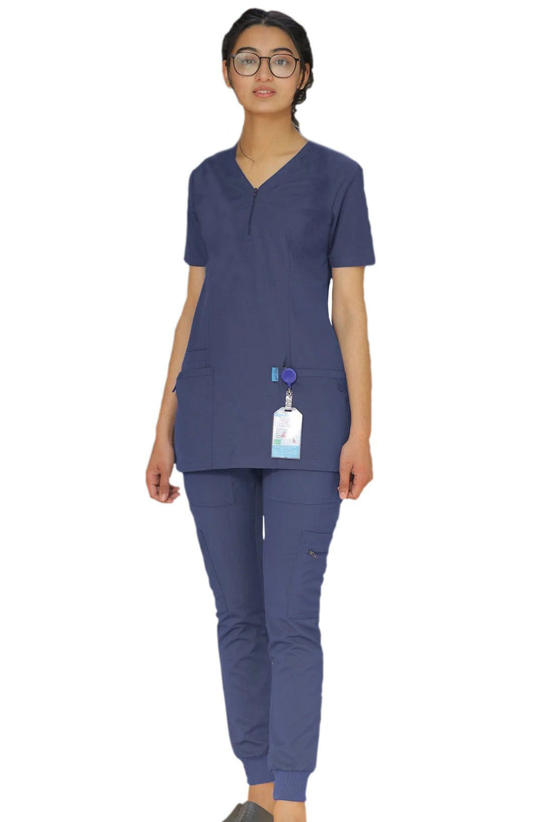 PROFESSIONAL FEMALE ZIPPER MAID SUIT