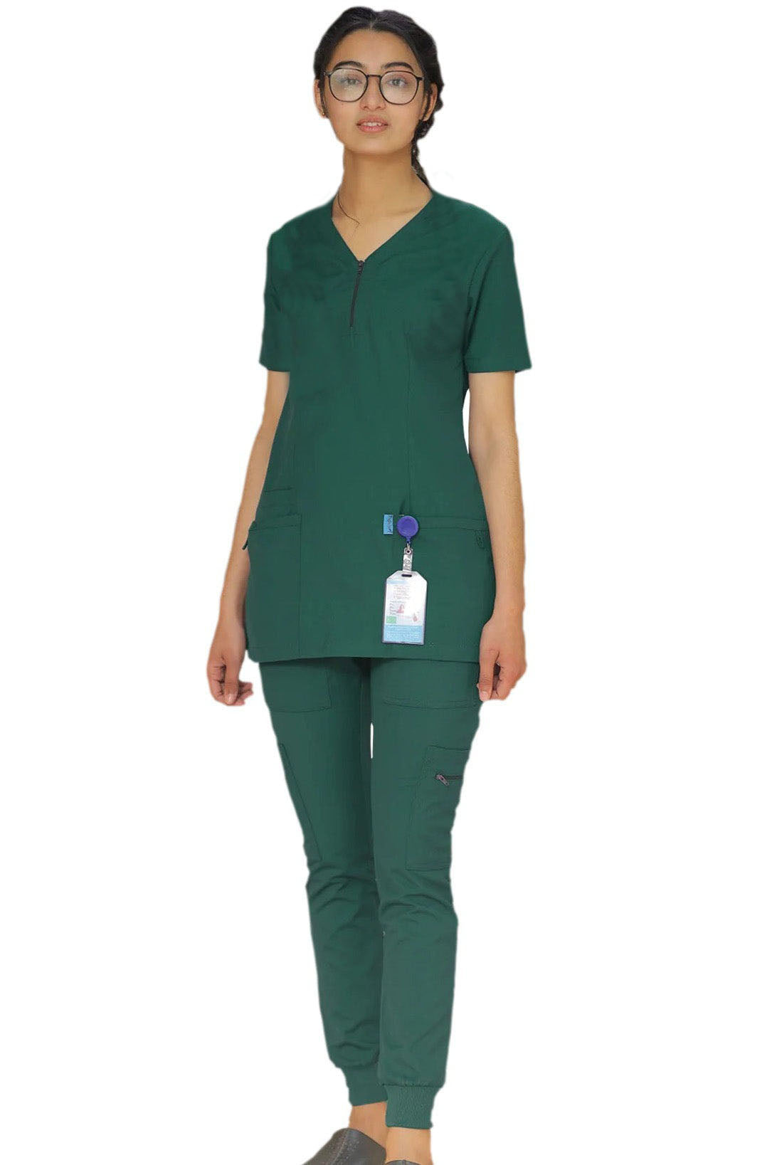 PROFESSIONAL FEMALE ZIPPER MAID SUIT