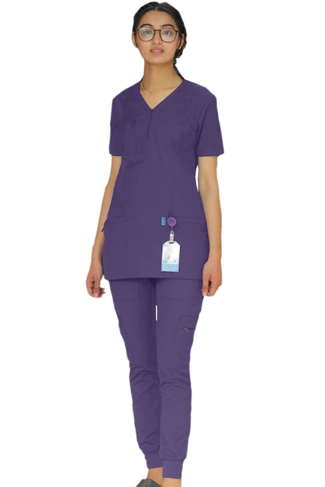 PROFESSIONAL FEMALE ZIPPER MAID SUIT