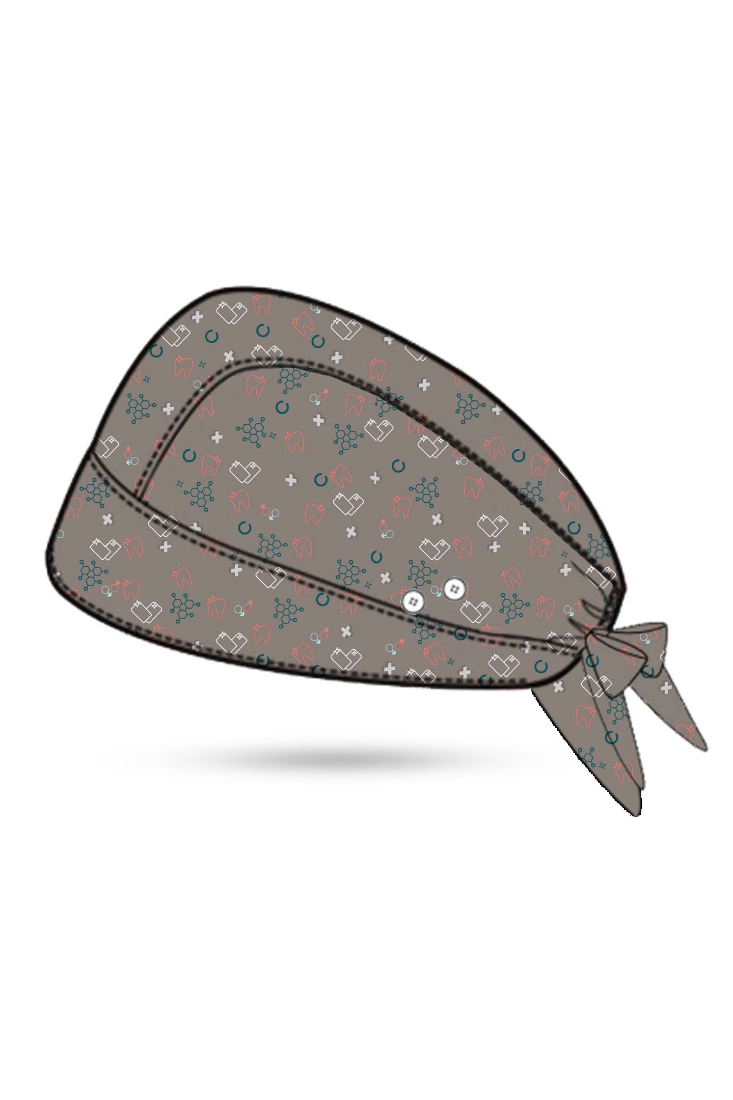 PROFESSIONAL UNISEX PRINTED SCRUB CAP / PLAYFUL PRINTS SCRUB CAP