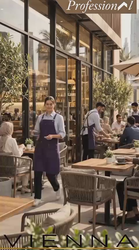 VIENNA CROSS BACK APRON