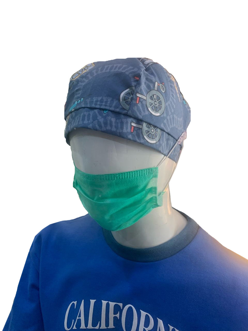 PROFESSIONAL UNISEX PRINTED SCRUB CAP / PLAYFUL PRINTS SCRUB CAP