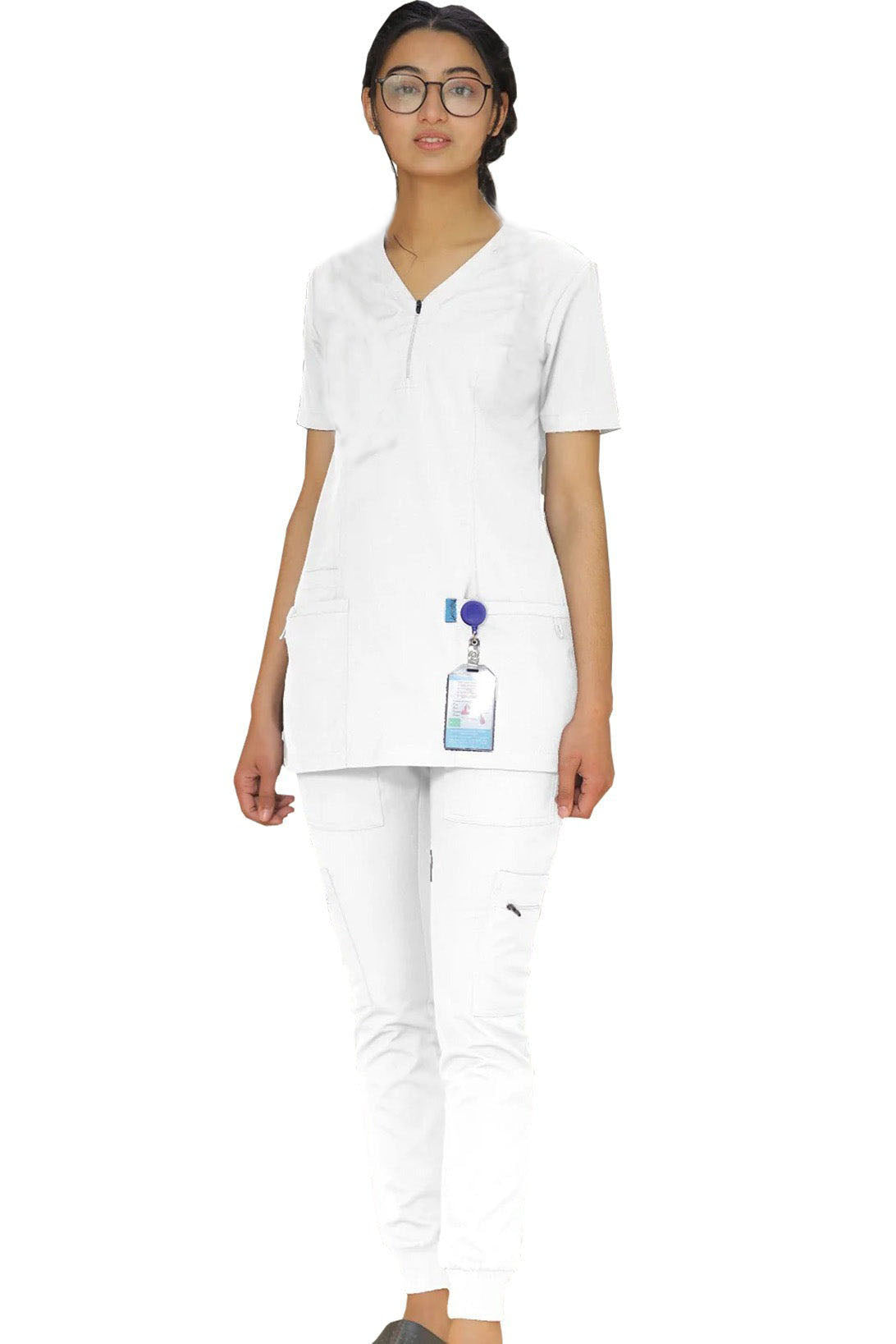 PROFESSIONAL FEMALE ZIPPER MAID SUIT