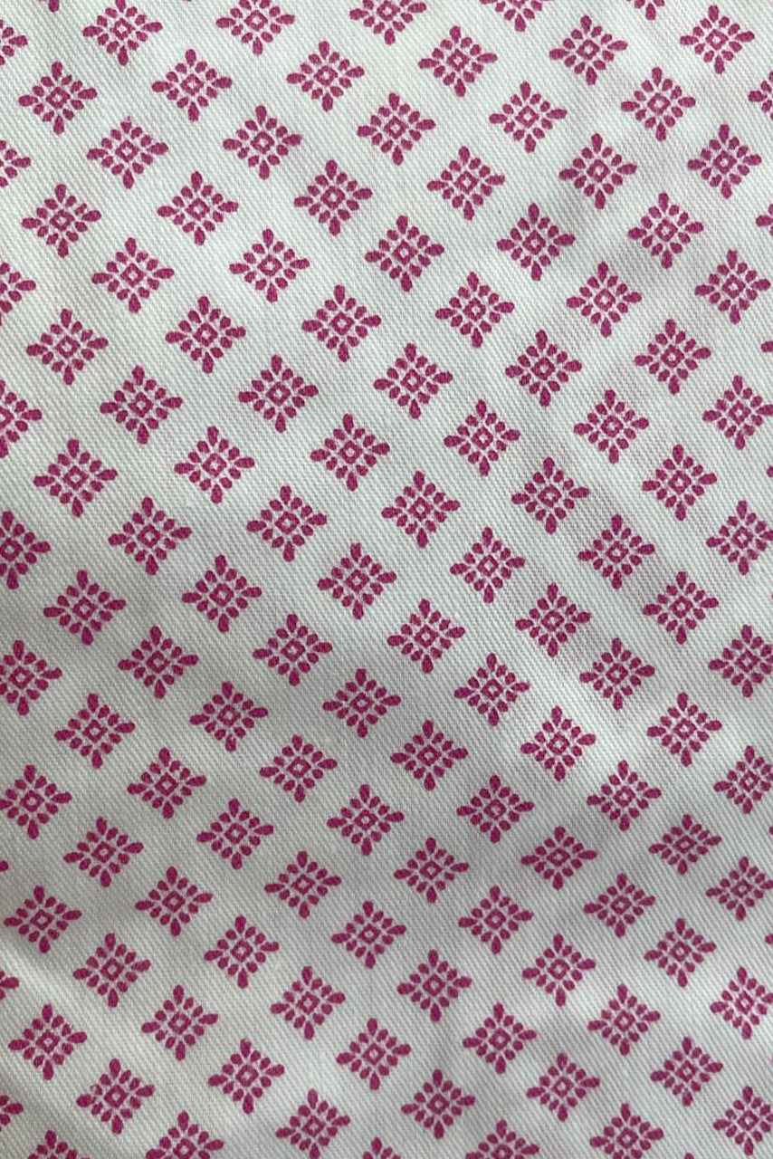 UNISEX STAR PINK DENIER PRINTED PATIENT GOWN STYLE BORAS