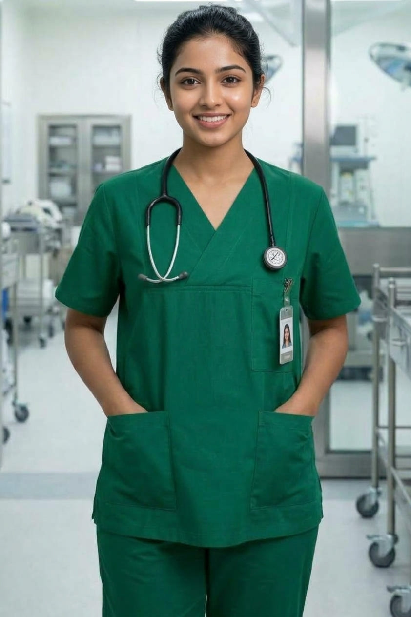 PROFESSIONAL UNISEX SWISS SCRUB SUIT / REVERSIBLE V-NECK SWISS SCRUB SUIT