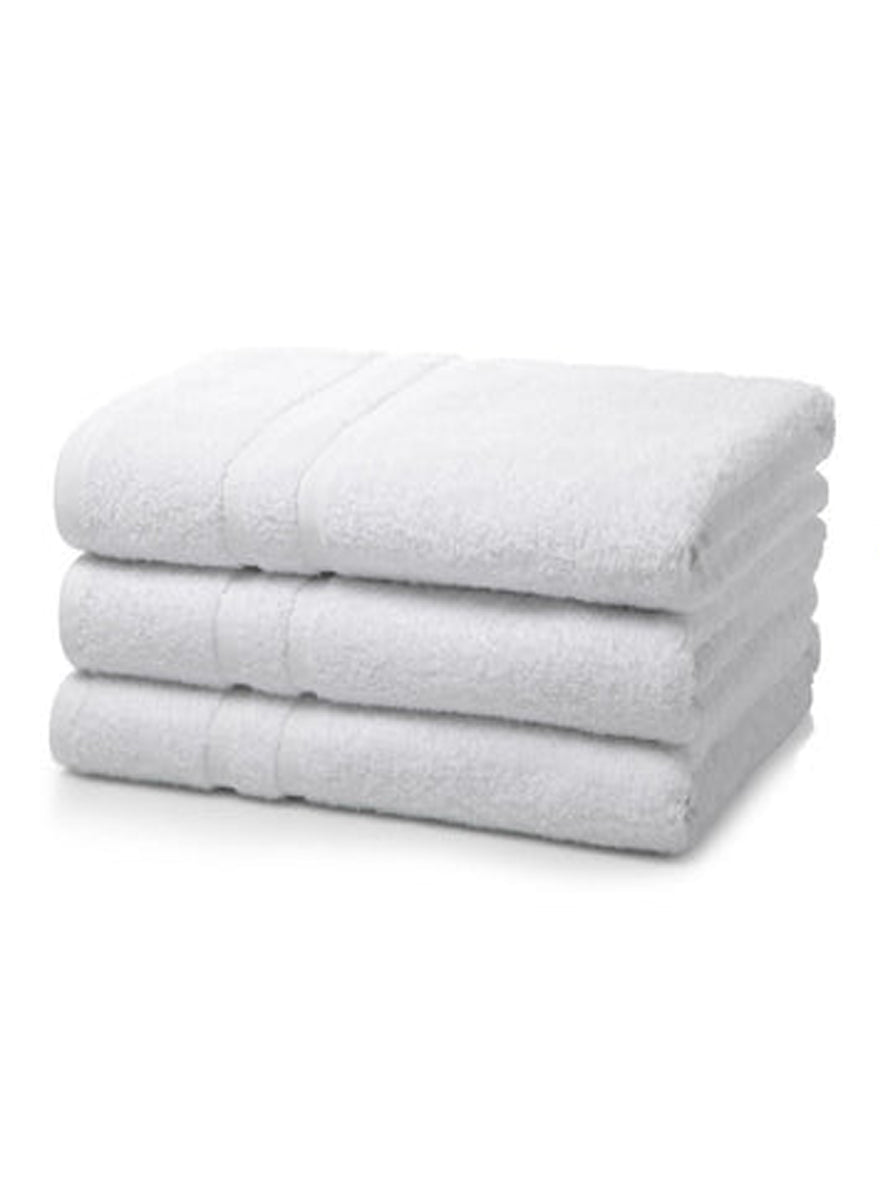 LUXURY 100% COTTON PROFESSIONAL WHITE BATH SHEET 550GSM