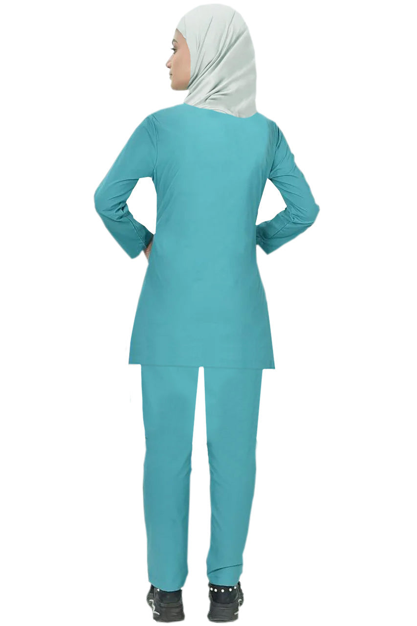 PROFESSIONAL FEMALE SOFIA SCRUB SUIT / SHORT LENGTH SLEEK SOFIA SCRUB SUIT